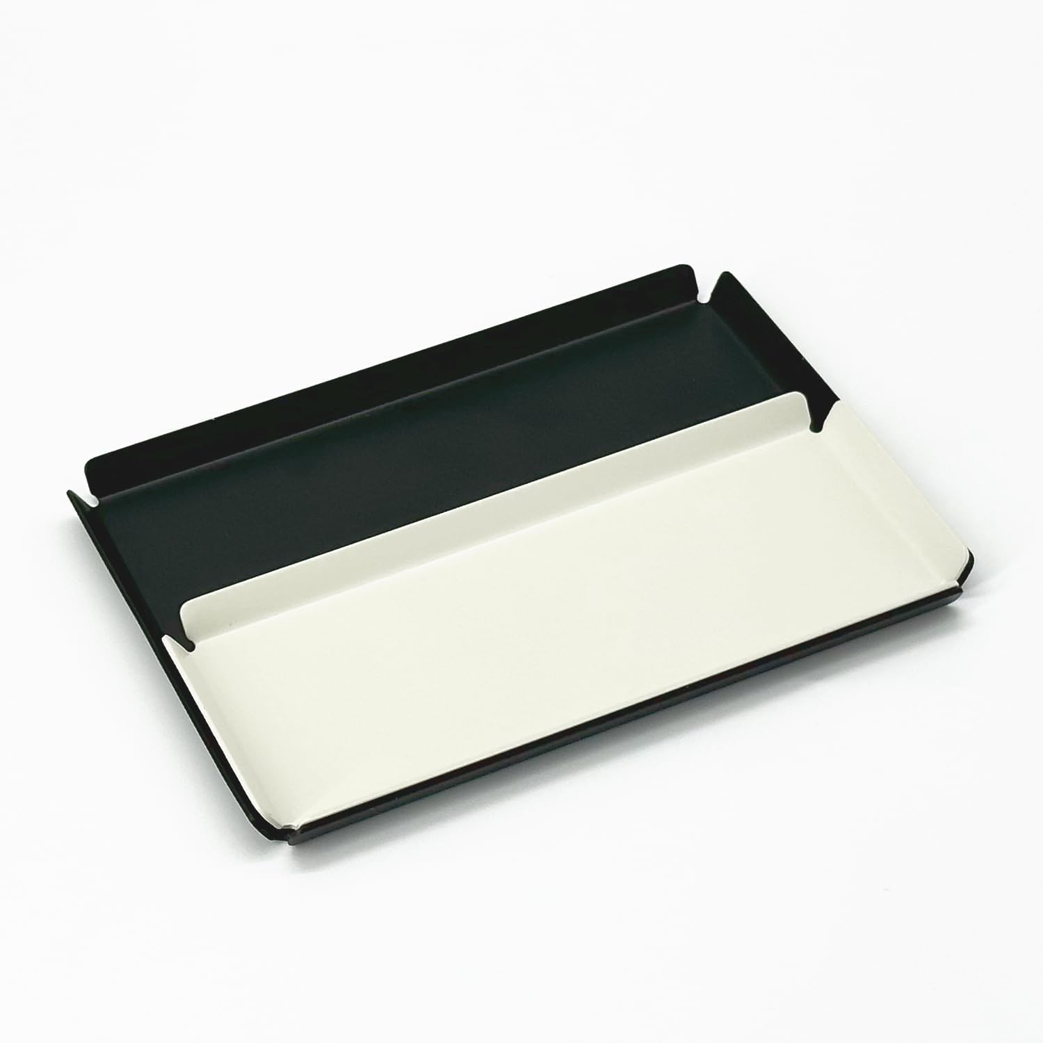 Aluminum Organizer Tray for Desk & Entryway / Powder Coated Black / 6.9 x 5.3 x 0.4