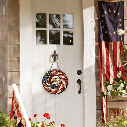 Artistic Feather Eagle Wall Art Sign 250th Anniversary Patriotic Home Decor