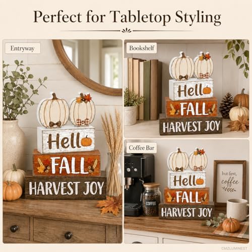 Hello Pumpkin Fall Decor, Fall Decorations for Home