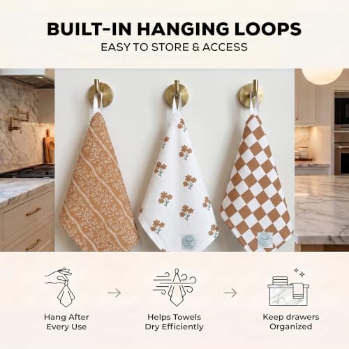 Kitchen Towels, Dish Towels for Kitchen, 3 Pc Kitchen Towel Set