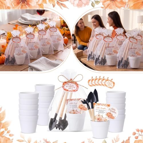 Amyhill 50 Sets Little Pumpkin Baby Shower Favors for Guests Bulk