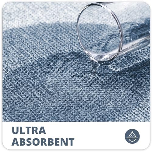 Bath Mat,Ultra Thin Bathroom Rugs,Rubber Bath Mats for Bathroom,No Slip Bath Rugs,Quick Dry,Machine Washable,Low