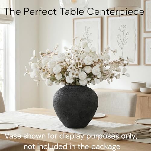 20pcs White Artificial Flowers Bulk Centerpiece For Table, Real Look