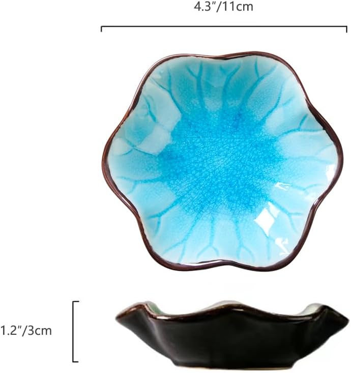 Decorative Ring Holder Small Trinket Tray Bowl / Lake Blue-ice