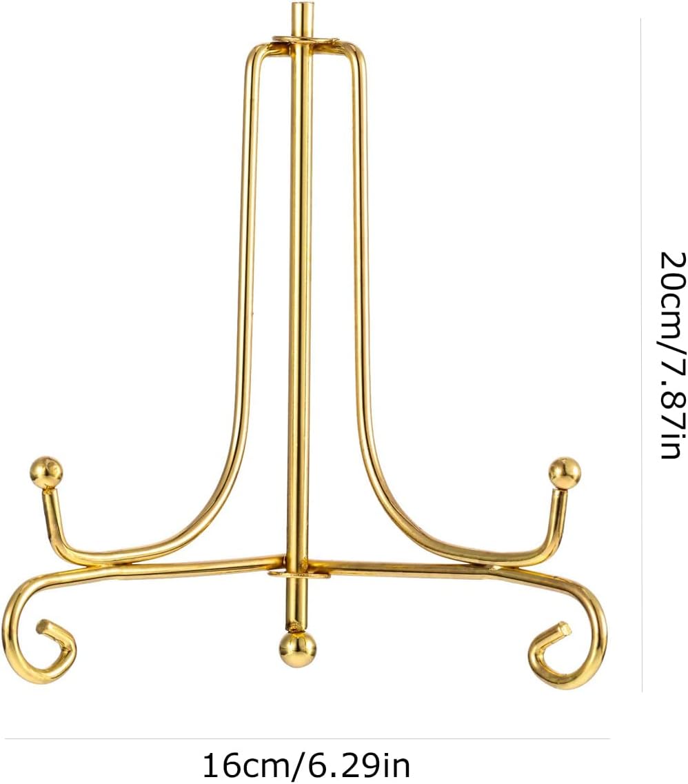 Photo Frames / Display Stand / Gold / Set of 4