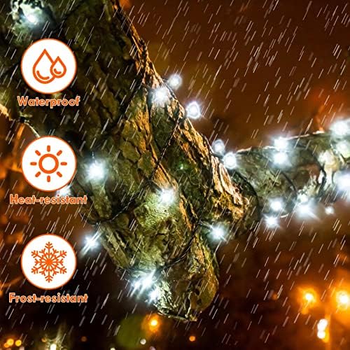 75.8FT Connectable Color Changing Christmas Lights with Remote Timer 200LED