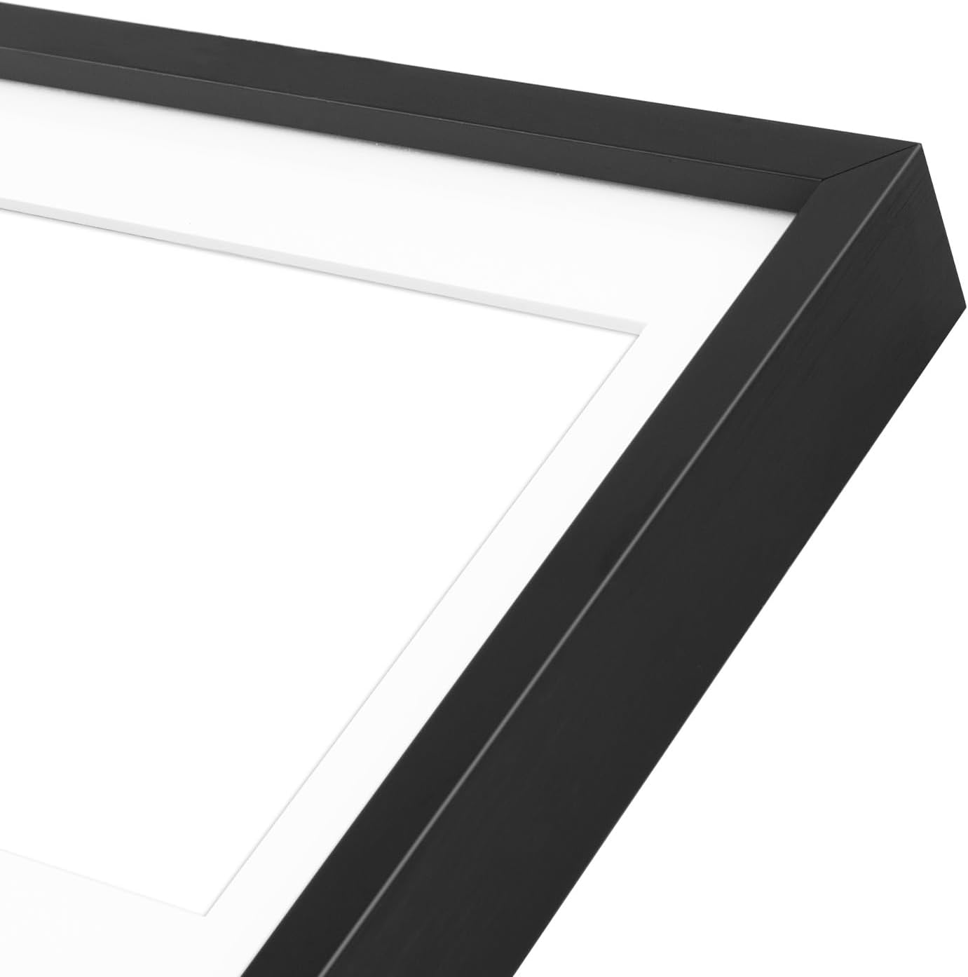 Golden State Art 13.6x19.7 Collage Frame for 9 4x6 Photos Black 2 Pack | Aluminum Picture Frame with Real Glass Front