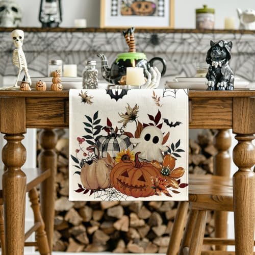 Artoid Mode 210 GSM Halloween Table Runner Home Party Decor 13x90 Inch