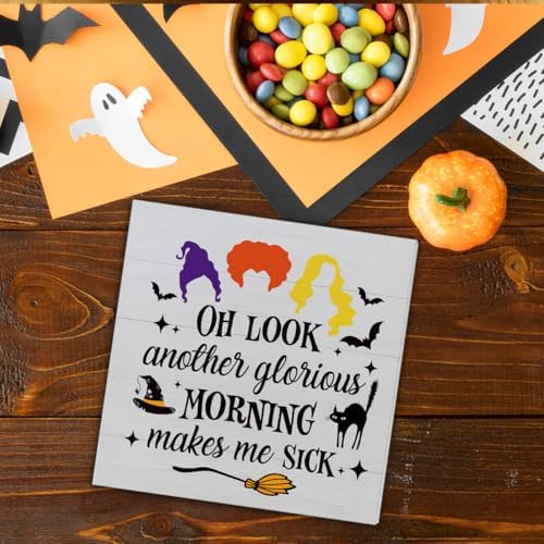 Halloween Decorations Sign Witches Wood Sign