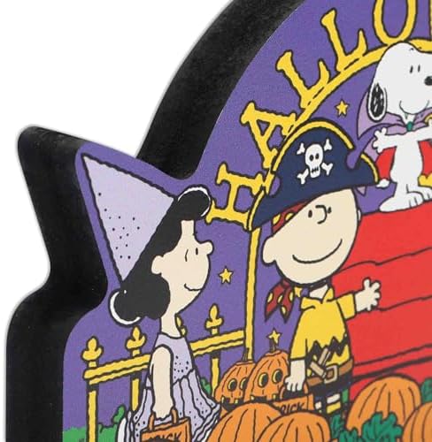 Open Road Brands Peanuts Halloween Shelf Sitter Decor