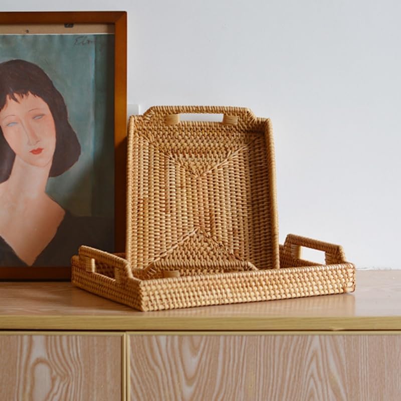 Hand Woven Tray / 14.5 x 10.2 x 1.4