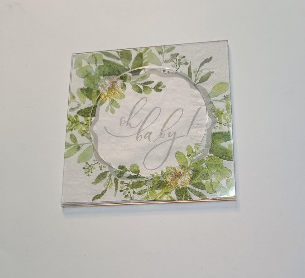DIY Acrylic Coasters / Coasters+ Holder / Clear / Set of 6