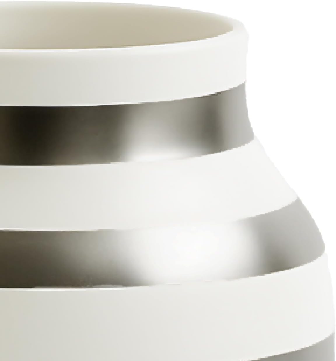 Kahler Omaggio Vase / 20cm / Silver / 7.9 Inch
