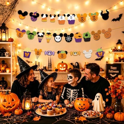3pcs Mouse Halloween Decorations Banner