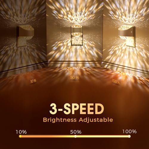 Briignite Night Light, Night Lights Plug into Wall, Projector Night Light
