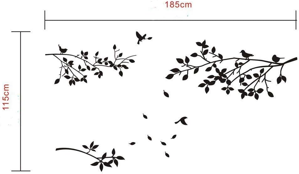 Family Tree Branches Wall Decal / White