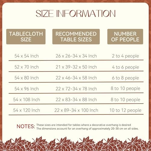 Romanstile Fall Checkered Tablecloth Rectangle, 54 x 96 Inch, Orange
