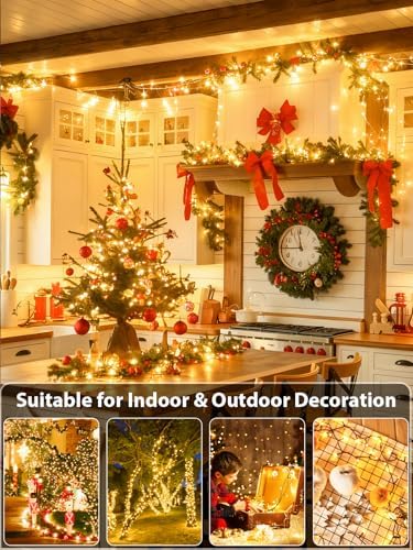 264 FT 800 LED Super Long Christmas Lights String Indoor Outdoor Warm White