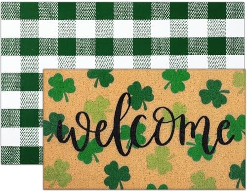 Tinideya 2 23.6 X 35.4 Inches St Patrick's Day Green White