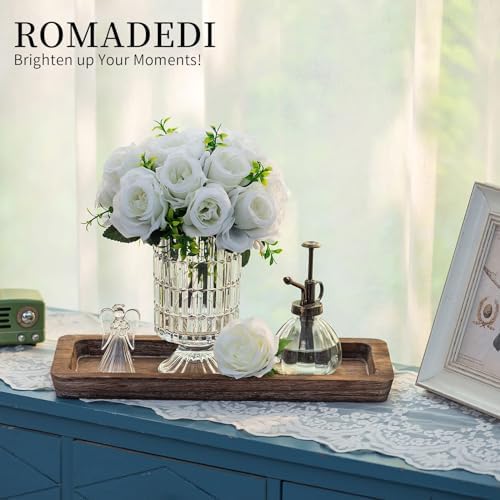Romadedi Wooden Decorative Tray Candle Holder