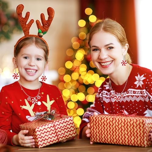 36Pcs Mini Christmas Peppermint Candy Ornaments for Tree