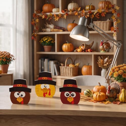 Smile Thanksgiving Wooden Decor