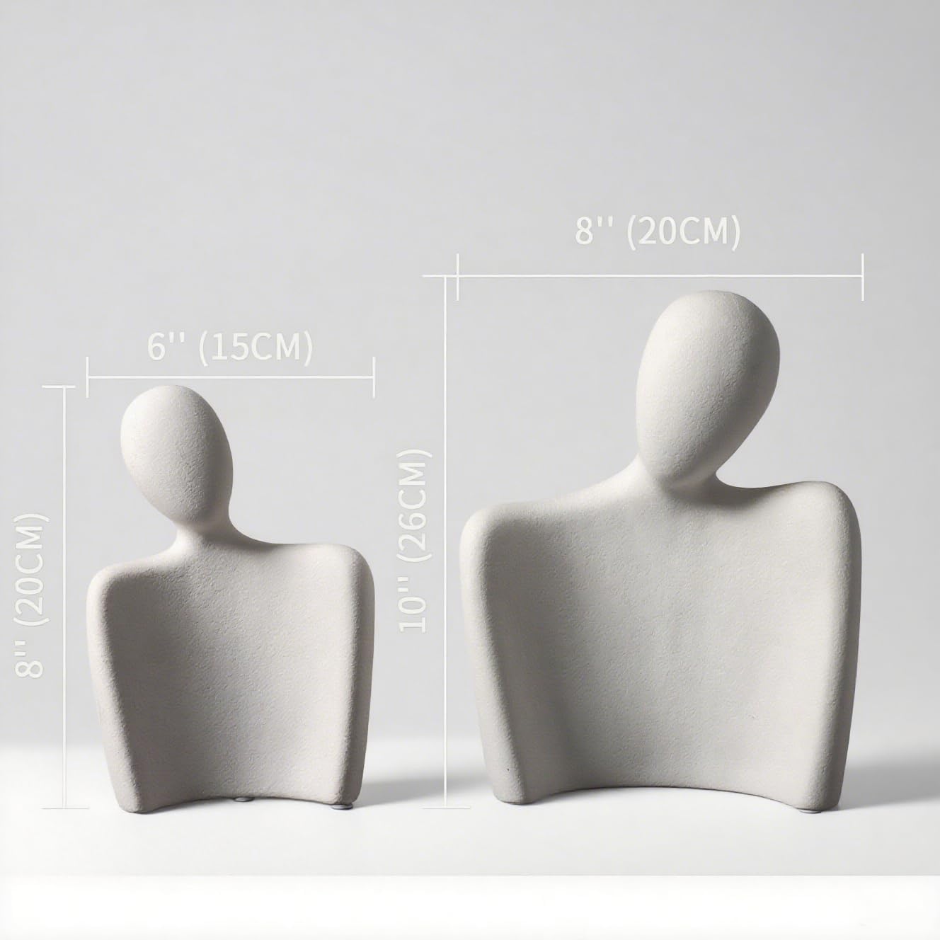Ceramic Figurine Statue / White