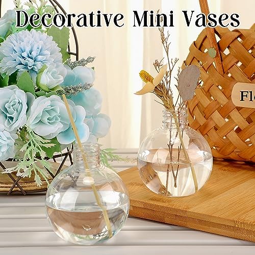 Layhit 50 Pack 6 oz Plastic Potion Bottles with Lids, Cork