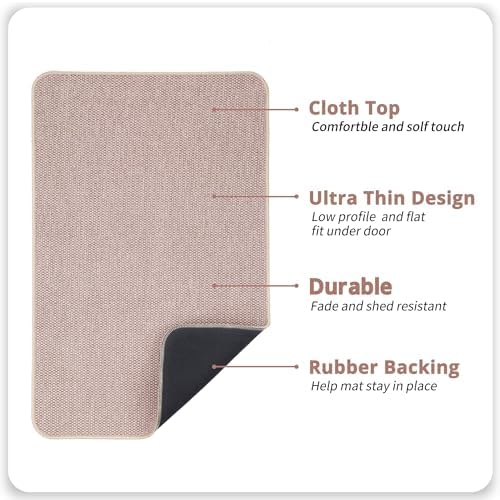 Bath Mat,Ultra Thin Bathroom Runner Rugs,Large Bath Mats for Bathroom,Quick Dry,Non-Slip,Machine Washable,Low Pile,Bath