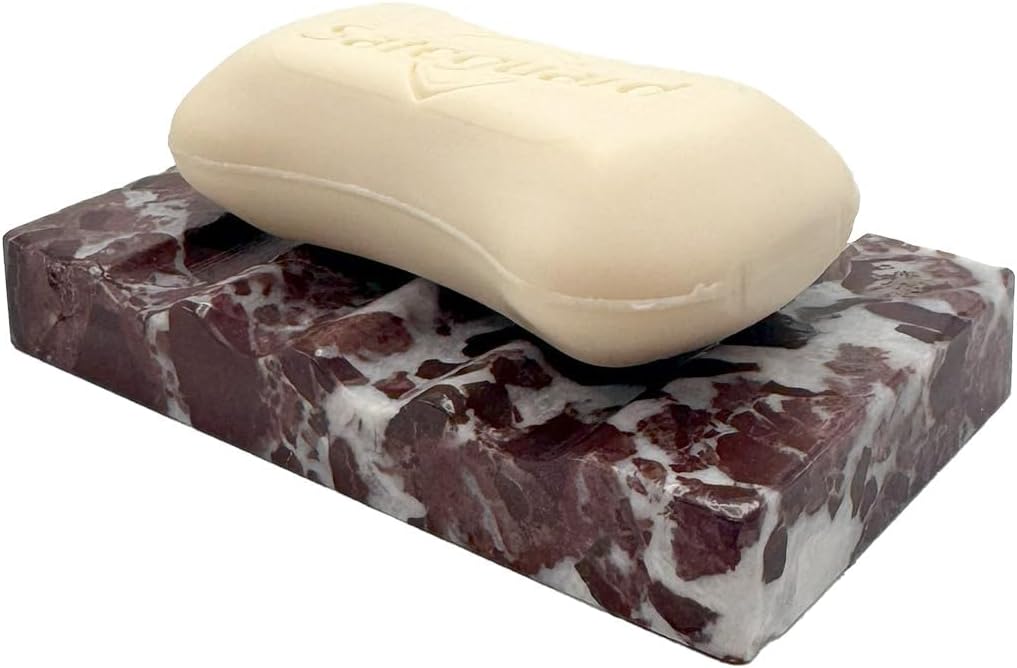 Stone Tray Stand Organizer / Rose / Natural