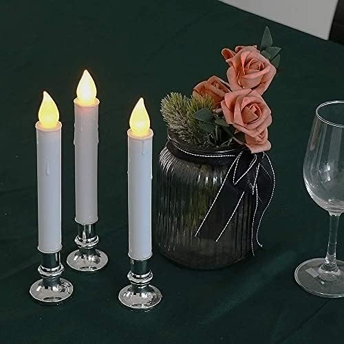 Wondise Flameless Window Candles with Remote and Timer Battery Operated