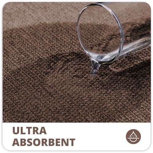 Bosap Bath Mat,Ultra Thin Bathroom Runner Rugs,Large Bath Mats for Bathroom,Quick Dry,Non-Slip,Machine Washable,Low