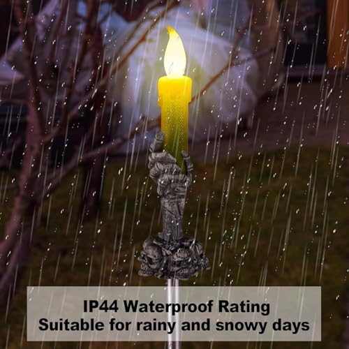 Halloween Decorations Outdoor, Solar Pathway Lights, 20 Pack