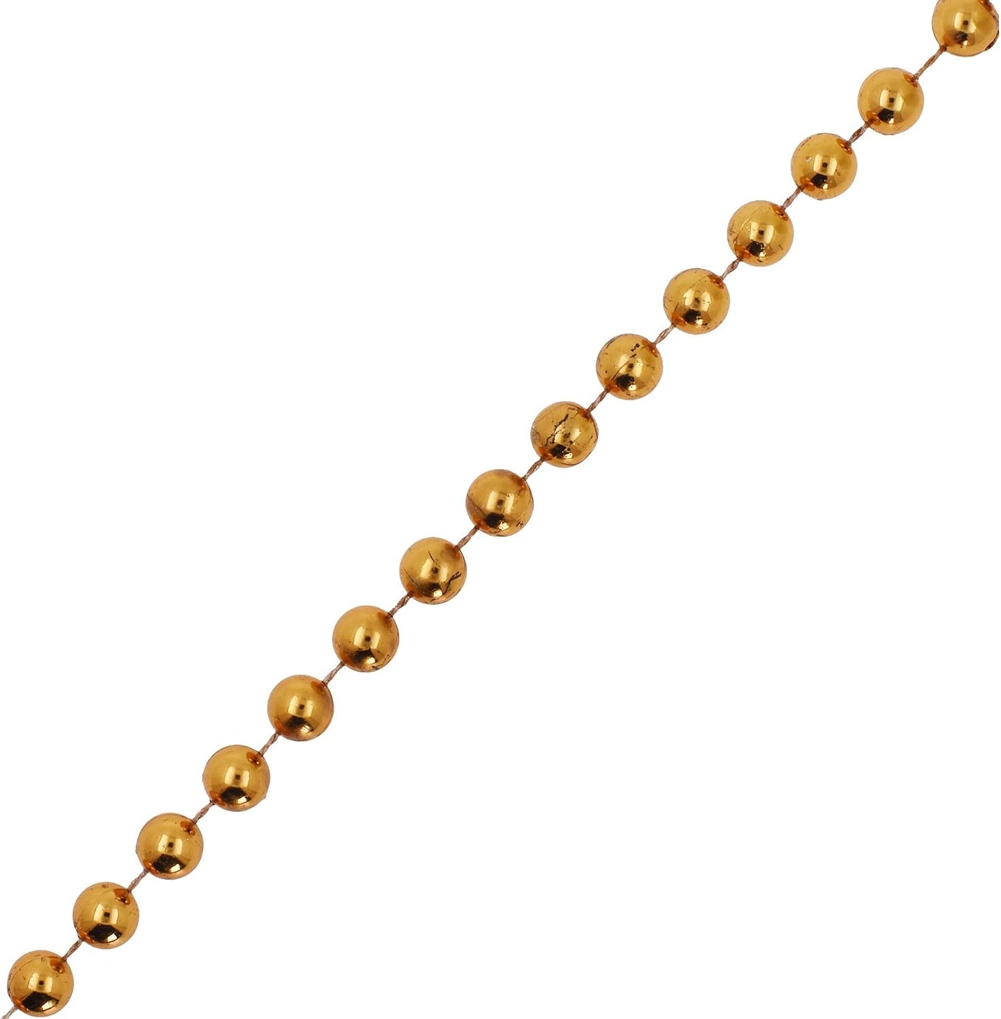 11 Yards Pearls Garland Strand Strings / Dark Gold / 10mm 11 Yards