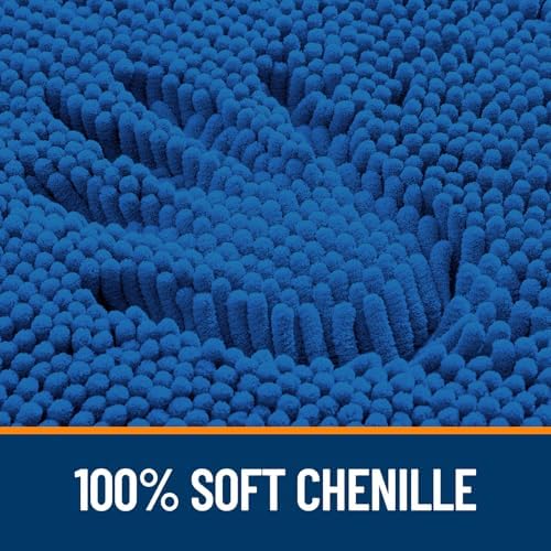 OLANLY Bathroom Runner Rugs 70x24, Extra Soft Absorbent Chenille Bath Rugs
