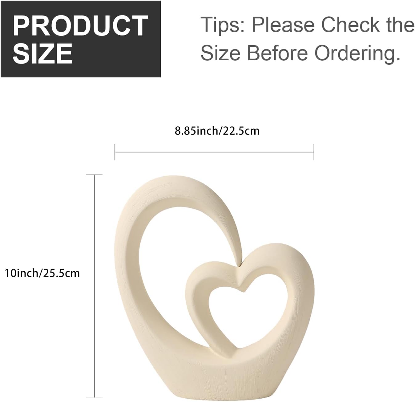 Ceramic Statue Home Decor Aesthetic Abstract Brushed Finish Sculpture Modern Decorative Statues