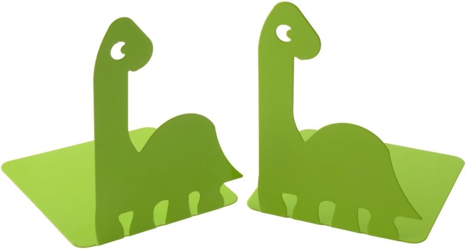 Decorative Metal Book Ends / Green