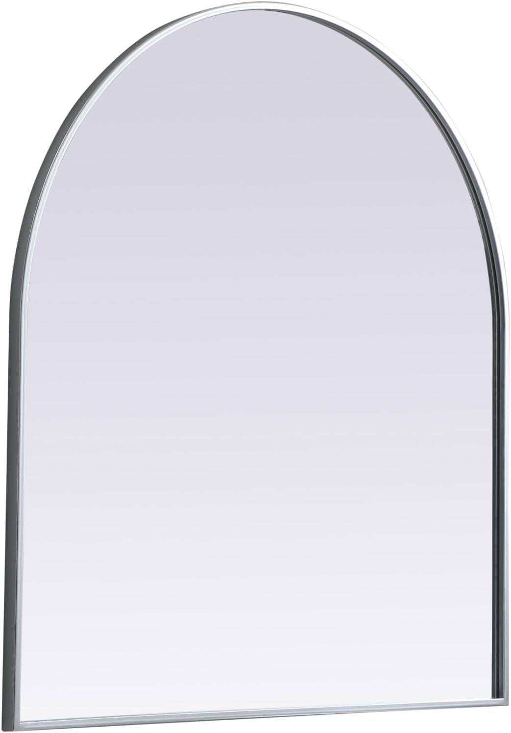 Elegant Decor Ayra Arch Modern MDF Wood/Iron Mirror in Brass / 33 x 36