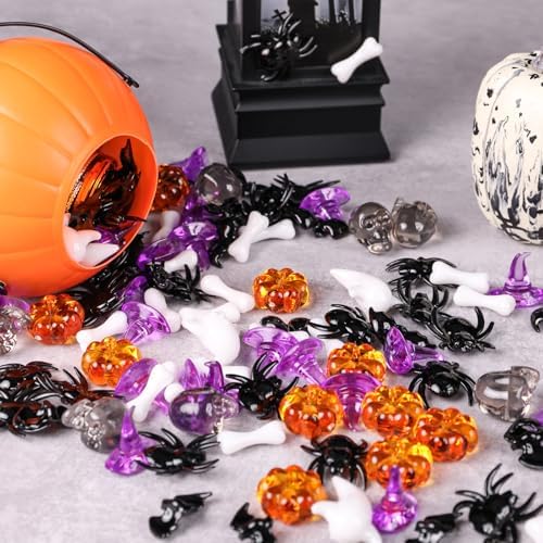 FUTUREPLUSX 180-200 PCS Halloween Vase Filler, Halloween Sensory Bin Filler