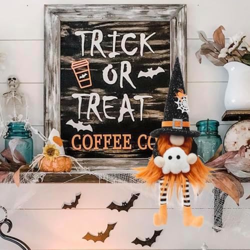 Attiigny Halloween Decoration Gifts Plush Gnomes with Cute Spooky