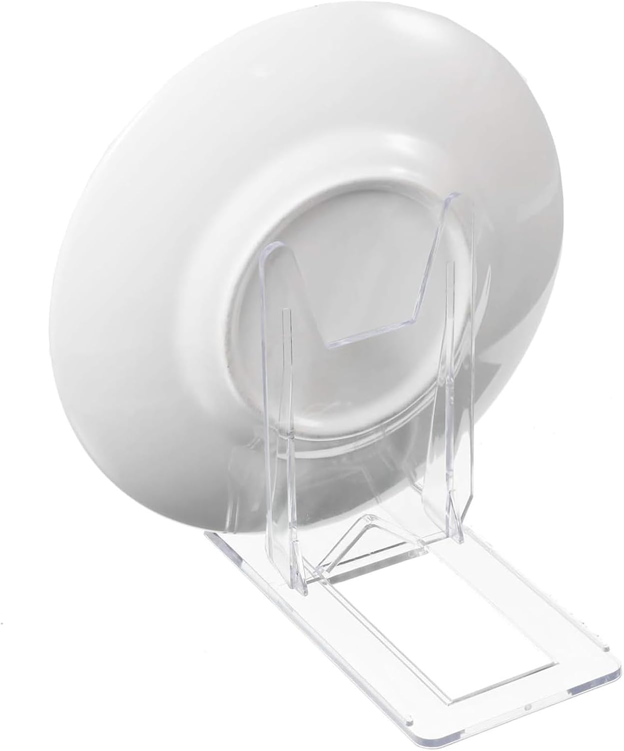 Zonon Acrylic Plate Stands for Display Adjustable Plastic Stand Holders Picture Plate Holders Clear Mini Easels Stands