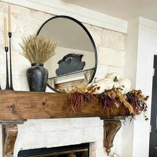 CISDUEO 100pcs Dried Flowers Wheat Stalks 17 Inch Natural Wheat Sheaves Bundle with Leaves Boho Farmhouse Dried Grass Flowers DIY Arrangement for Home Kitchen Wedding Table Centerpiece Party Decor