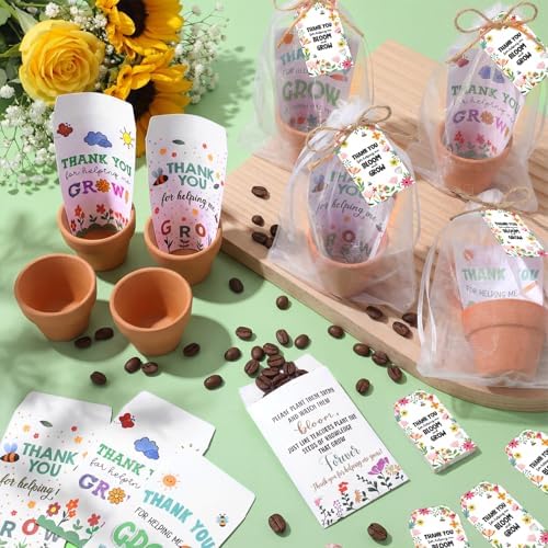 Reallnaive 24 Sets End of Year Teacher Gifts Thank You Seed Packets