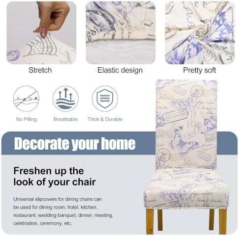 Dining Chair Covers, Stretch Seat Covers, Washable Furniture Protector