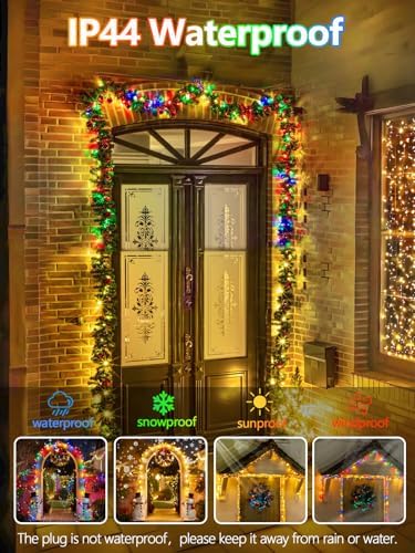 1000LED 330 FT Color Changing Christmas Lights with Remote Timer & 11 Modes