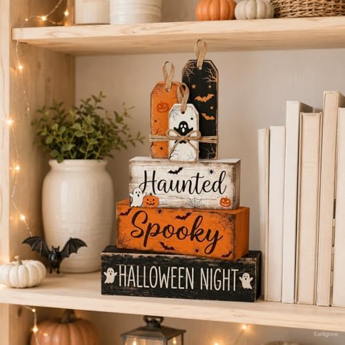 Halloween Table Decor Indoor, Halloween Decorations for Home Kitchen