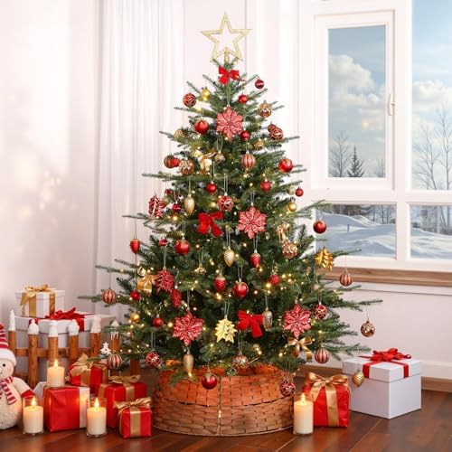 SHareconn 106 PCS Christmas Ball Ornaments for Christmas Tree Decorations