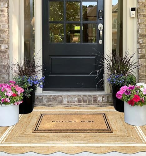 3x5 Entryway Rug - Small Washable Front Door Mat Outside Entrance