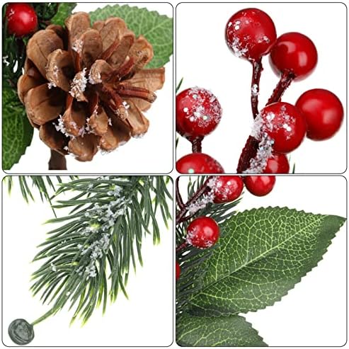 Boao 12 Pcs 11'' Large Christmas Pine Picks Tree Decoration