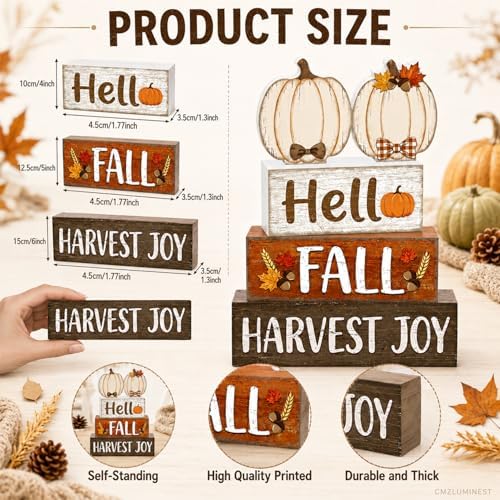 Hello Pumpkin Fall Decor, Fall Decorations for Home